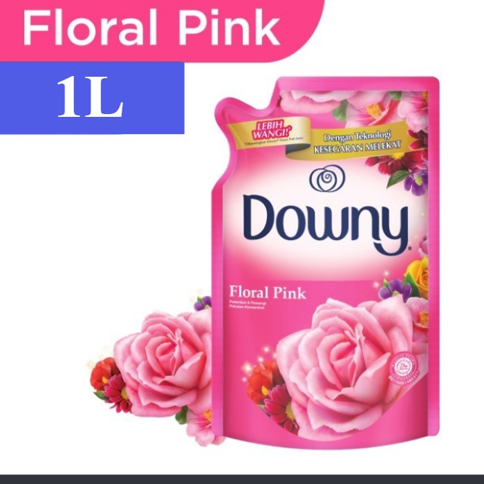 DOWNY REFFIL FLORAL PINK 1000ml