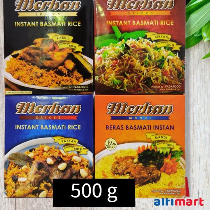 

♢ Merhan Basmati Instant 500gr / 500 gr / Nasi Mandi / Nasi Biryani / Nasi Kebuli Kabuli / Nasi Kabsah ✴