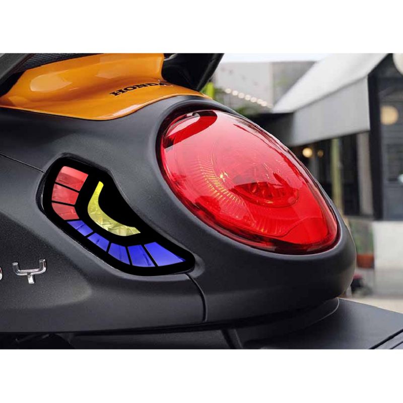 Sticker Stiker Lampu Sein Scoopy 2021 - 2023 Depan Belakang