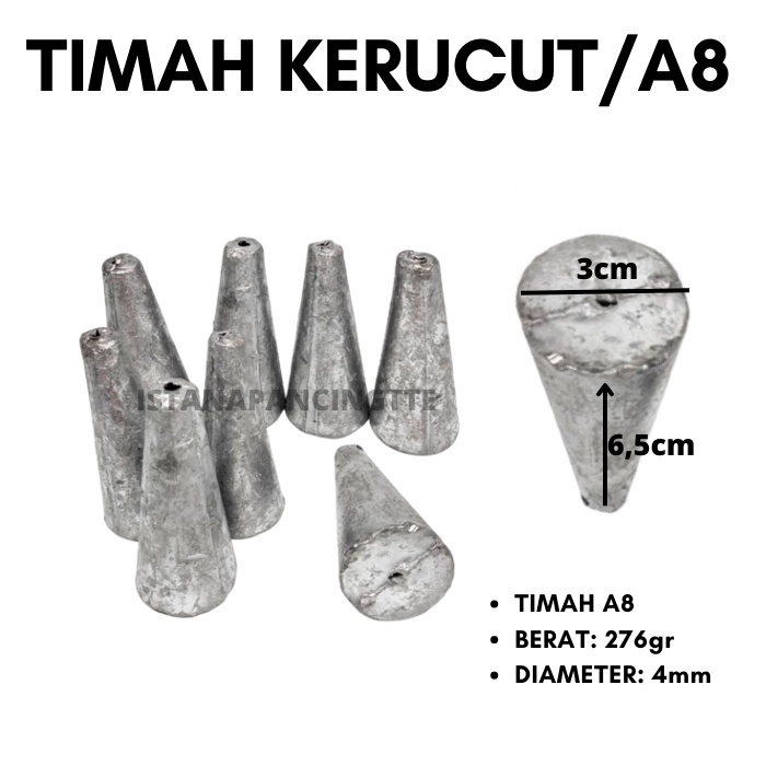 

TIMAH ECER A8 PEMBERAT PANCING