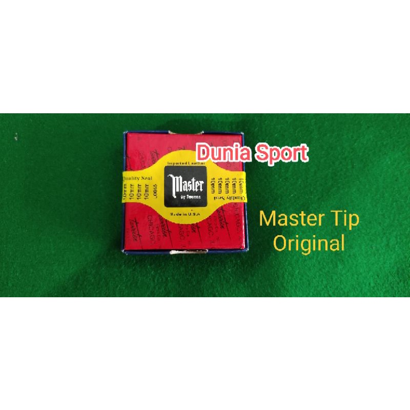 Master Tip / Kepala Stik Bilyard / Ferrule / Master