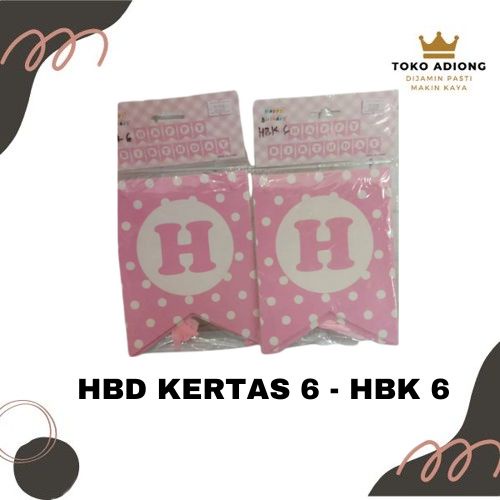 

HAPPY BIRTHDAY KERTAS 6 HBK 6(5389)