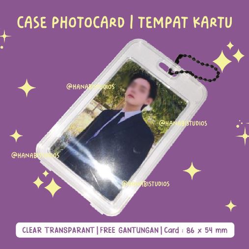

CASE PHOTOCARD | CARD HOLDER | TEMPAT KARTU ID CARD | CASE CARD HANABISTUDIOS