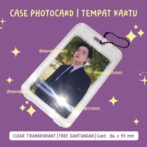 CASE PHOTOCARD | CARD HOLDER | TEMPAT KARTU ID CARD | CASE CARD HANABISTUDIOS