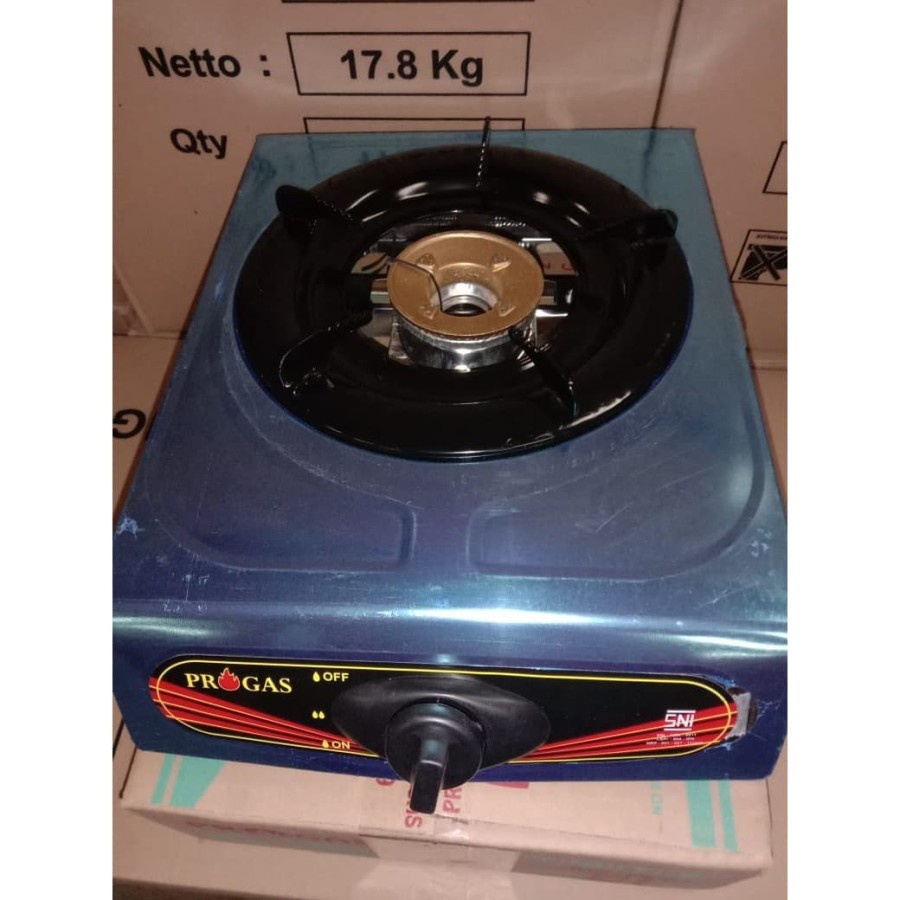 Kompor Gas Lpg Progas 1 tungku Kompor 1 Tungku Stainless Steel Progas
