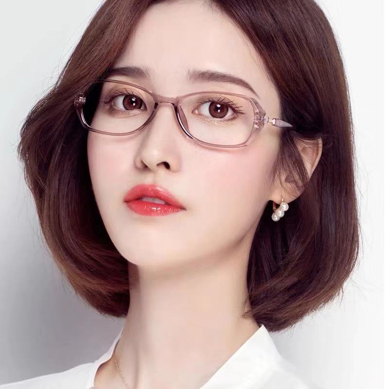 Fashion Photochromic Anti Radiation Eyeglasses for Women Replaceable Lenses