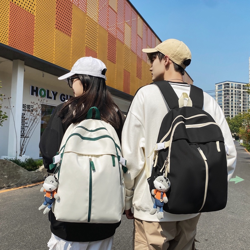 Uphike Tas Ransel Unisex Ransel Sekolah Trendy Korean Fashion Tas Punggung Import Terbaru Ransel Casual Antiair TR308