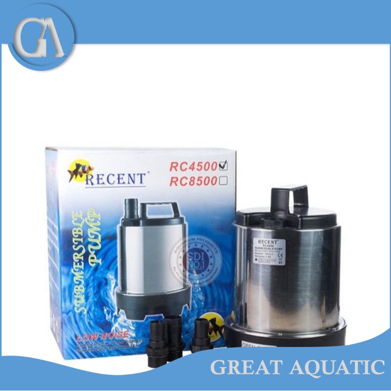 pompa air celup kolam ikan air terjun recent rc 4500 stainless