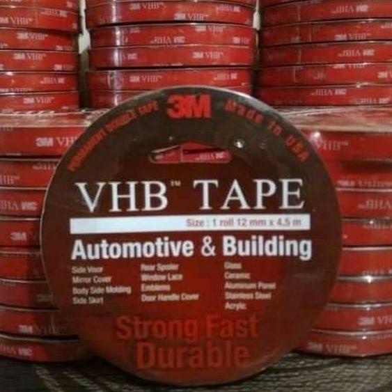 

ANA582 Original 3M Double Tape VHB 12mm Super Kuat Super Lengket Tahan Lama ++