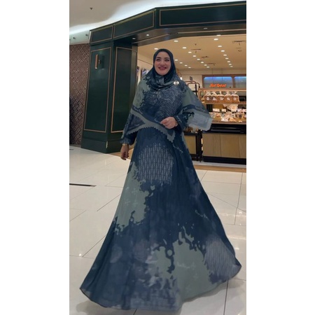 gamis dress afsah wasfi syari khanza maryam