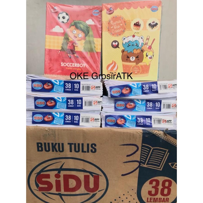

Buku Tulis SIDU 38 Lembar [Pak=10 pcs] BRG BARU