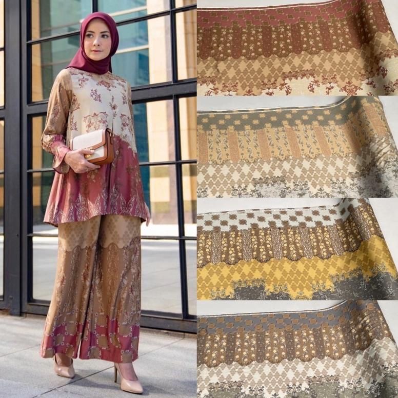 >V44859) Kain Diorsilk Kain Maxmara Motif Premium Kain Maxmara Lux