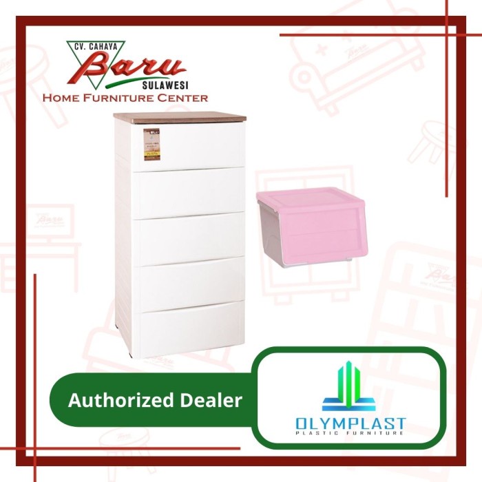 Paket Olymplast 1 bh Lemari ODC 05 M + 1 bh Rak OSS - KHUSUS MAKASSAR