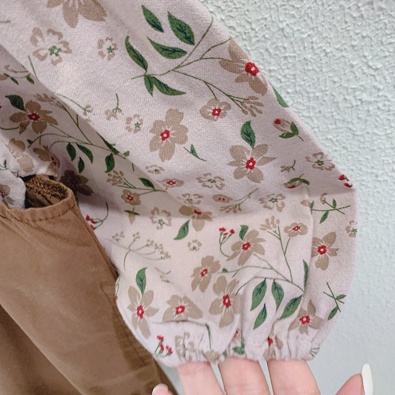 babyfit [3-7thn] MISTY setelan overall celana anak perempuan dengan blus kemeja katun rayon import al-0522r