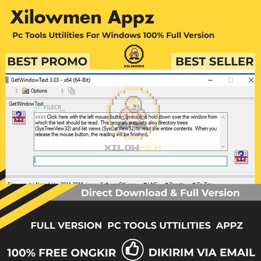 [Full Version] GetWindowText Pro PC Tools Software Utilities Lifetime Win OS