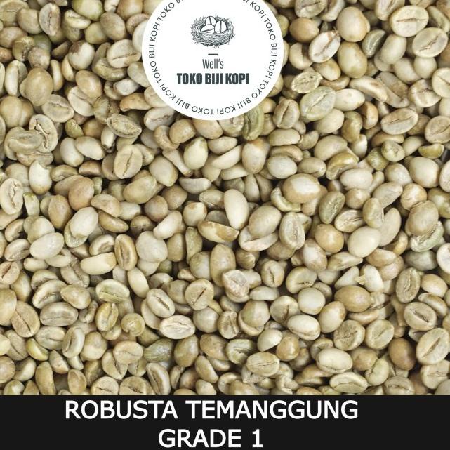 

STAR GREEN BEAN / KOPI MENTAH ROBUSTA TEMANGGUNG GRADE 1 - 1 KG