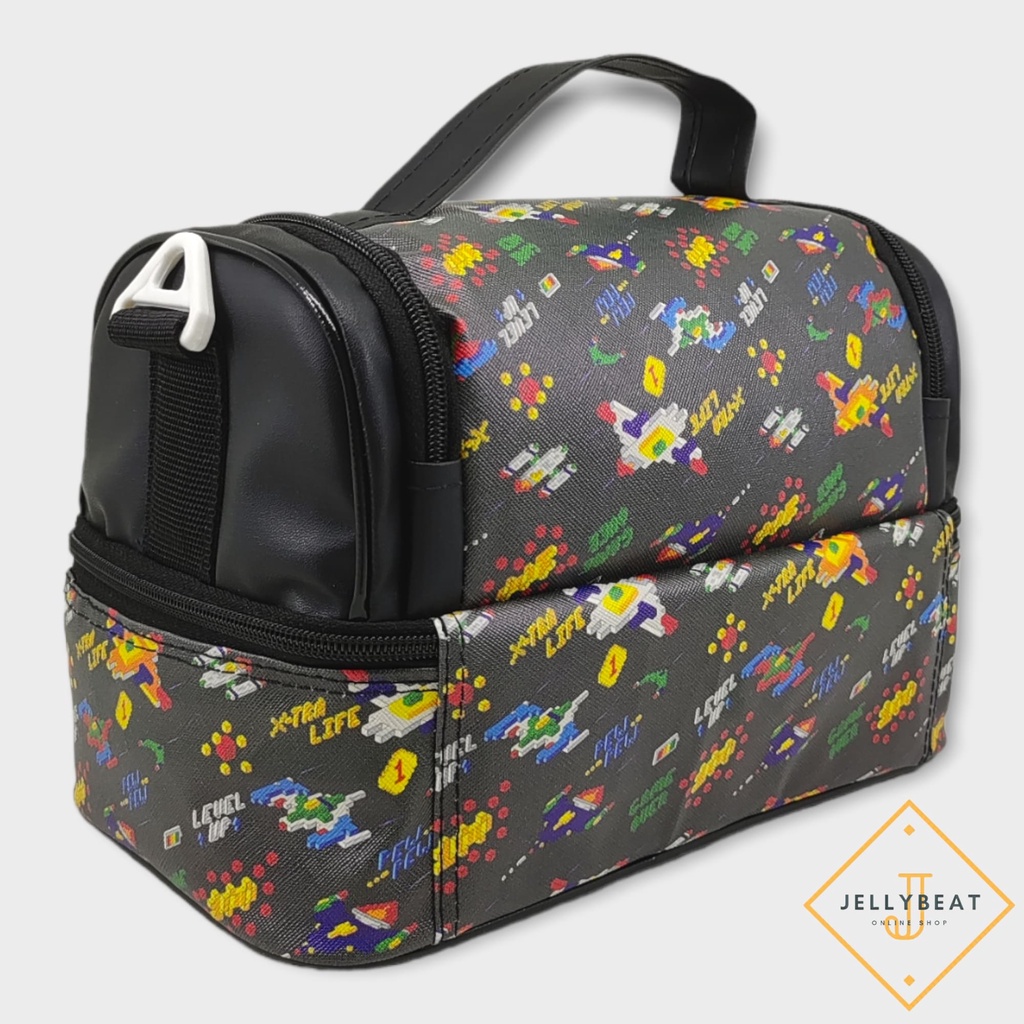 Tas Susun MOTIF SMIGGLE EXTRALIFE KJ /Tas Slempang Smiggle /Lunch Bag Susun