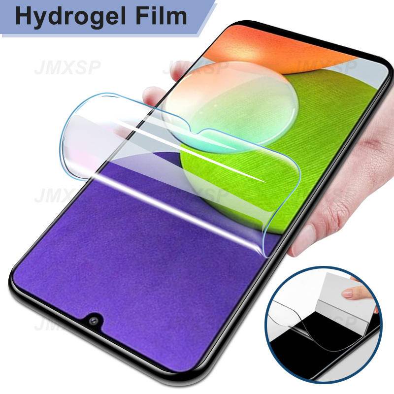 3pcs Untuk Samsung Galaxy A02 A02S A12 A22 A32 A42 A52 A72 4G 5G Film Pelindung Hidrogel Layar Untuk Samsung M02 M02S M12 M22 M32 M42 M52 M62 5G