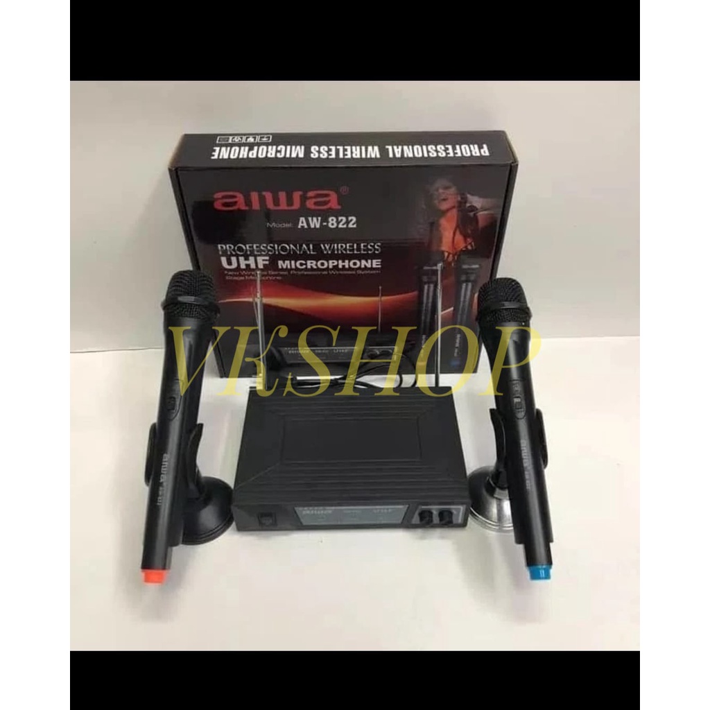 MIC AIWA AW822 / MICROPHONE WIRELESS AIWA AW-822 / MIC AIWA AW 822