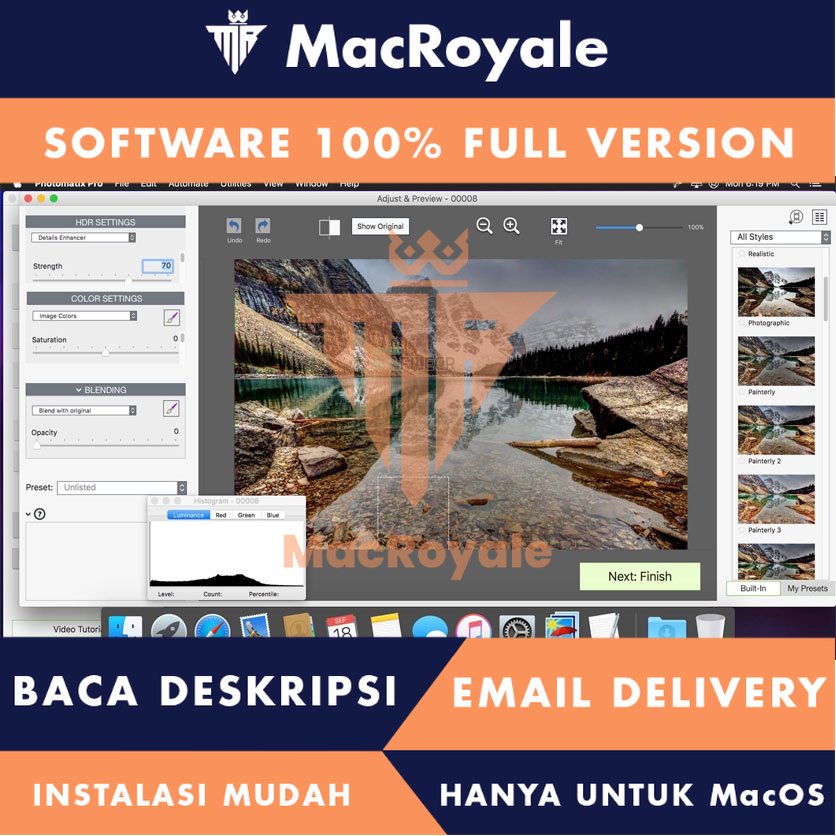 [MacOS] HDRsoft Photomatix Pro Full Version Lifetime Full Garansi