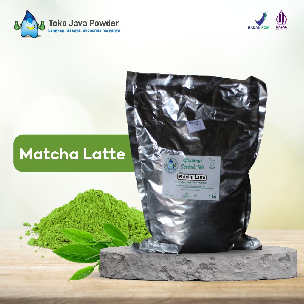 

Bubuk Minuman MATCHA LATTE Powder 1000 g - Java Powder Drink - BPOM & HALAL