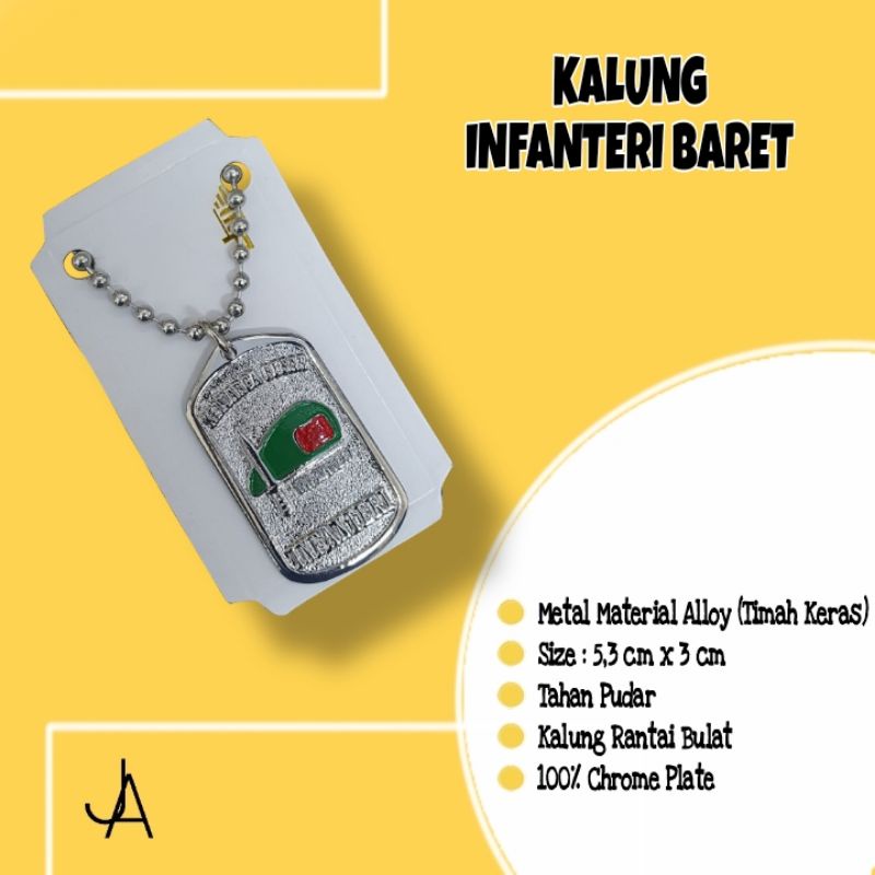 KALUNG INFANTERI BARET BREVET BRIVET