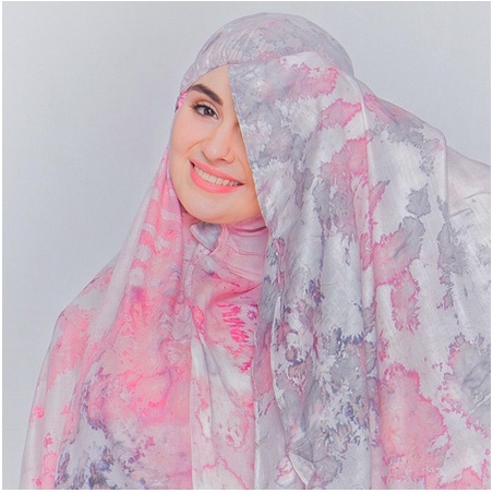 mukena dewasa bali tie dye rainbow ukuran standart