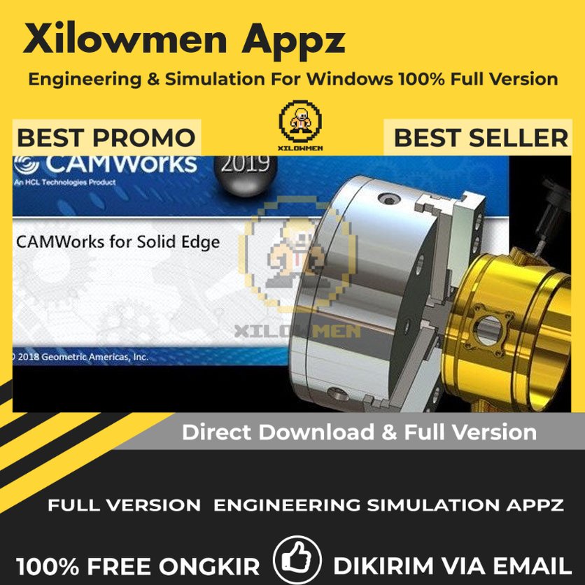 [Full Version] CAMWorks 2023 for Solid Edge Pro Engineering Software Lifetime Win OS