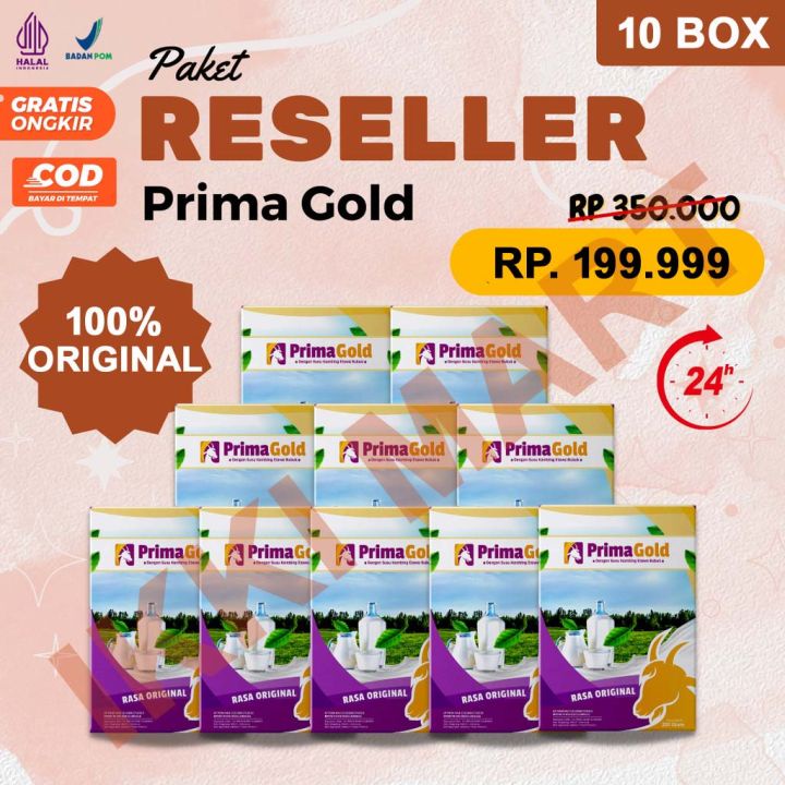 

10 bok susu kambing etawa prima gold original