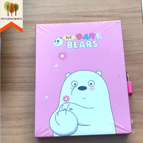 

Terlaris ✨ -Buku Diary Gembok Karakter WBB WE BARE BEARS Lucu Fancy Hadiah Kado Ulang Tahun Ready COD- 2.2.23