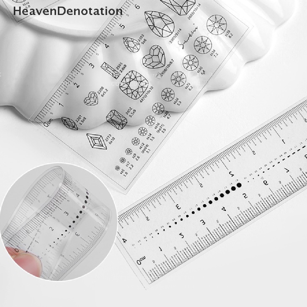 [HeavenDenotation] Ukur Ukuran Rular Untuk Tip Palsu Ch Batu Soft Graduation Mark Measure Tape HDV