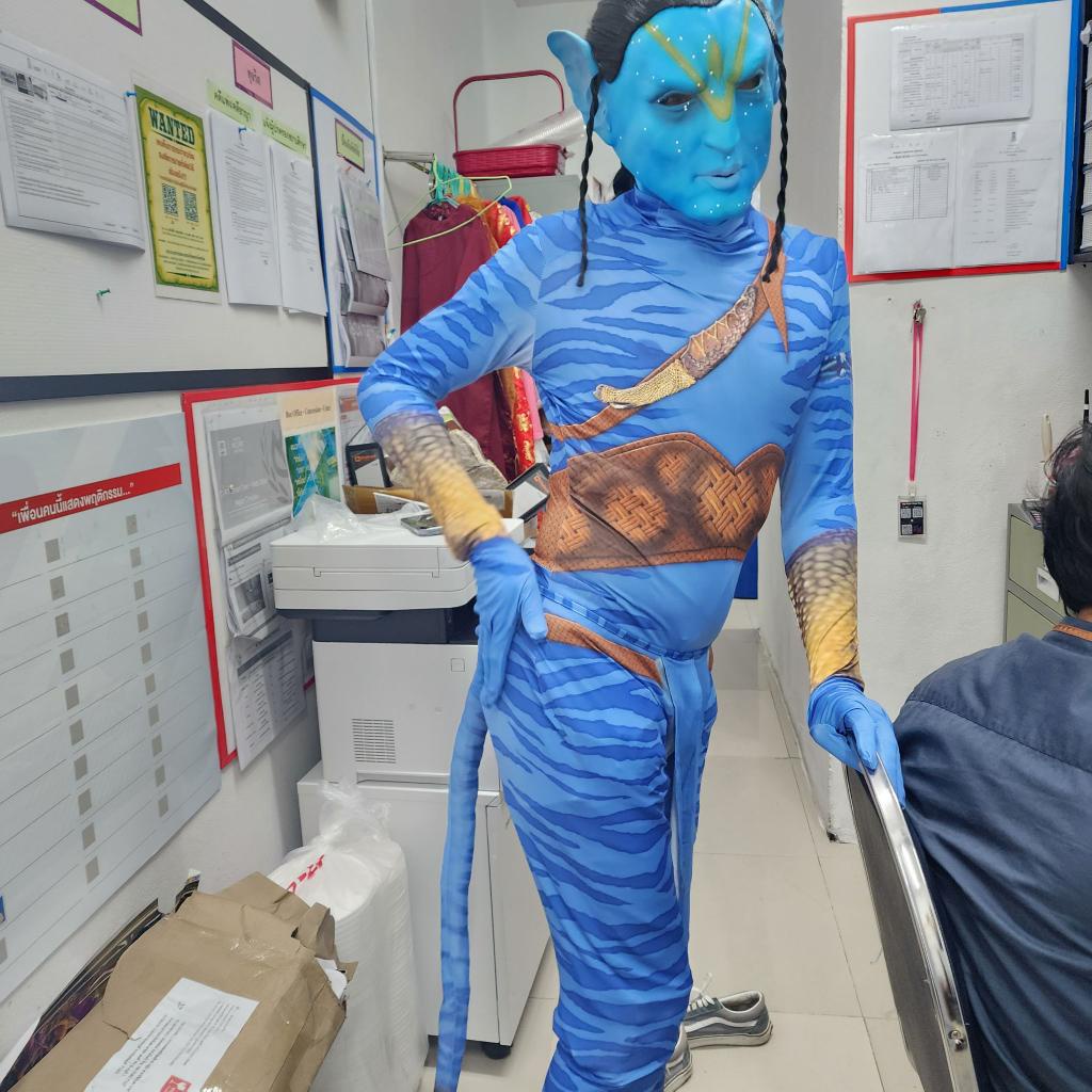 AG Avatar 2 Gadis Anak Laki-laki Kostum Cara Air Anak Cosplay Satu Potong Pakaian Pesta Halloween Dekorasi Jake Sully neytiri Suit