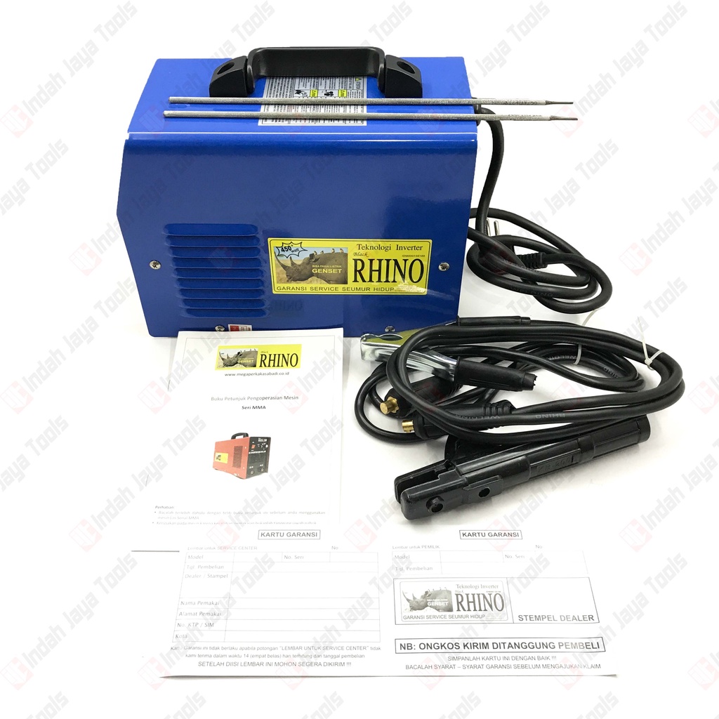 RHINO BIRU 120A Mesin Travo Las Listrik Inverter setara MMA 120 A Trafo
