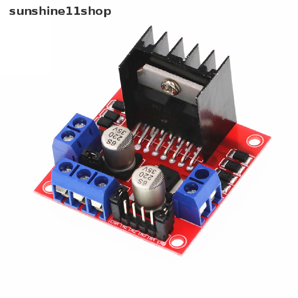 Sho L298N Motor Driver Controller Board L298 Modul Untuk Arduino Dual H Bridge DC Stepper Motor Mobil Pintar Robot N