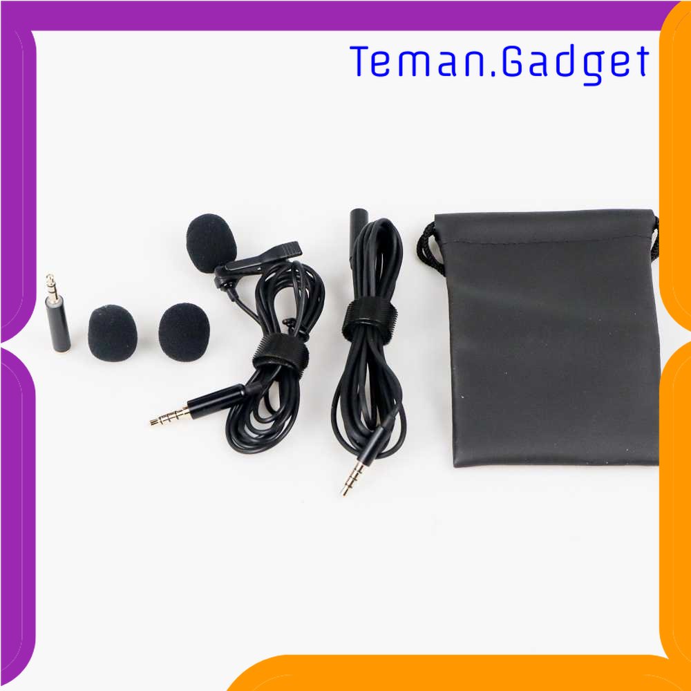 TG - KMR Taffware Professional Lavalier Microphone Clip Portable 3.5mm - Q10