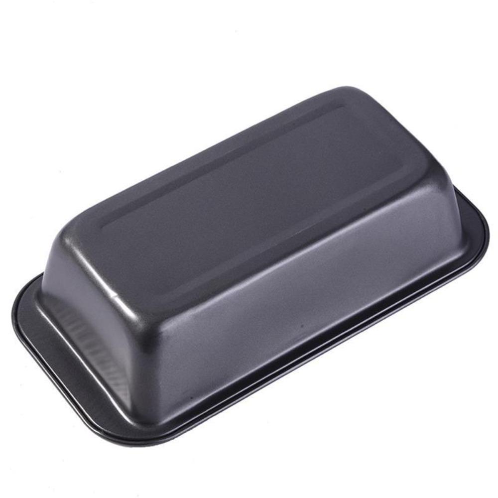 Solighter Loaf Pan DIY Non Stick Carbon Steel Loaf Kue Kering Persegi Panjang