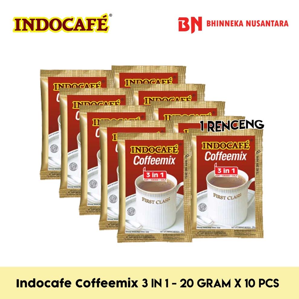

✔️ Indocafe Coffee Mix 3 in 1 - 10 Sachet @20 Gram