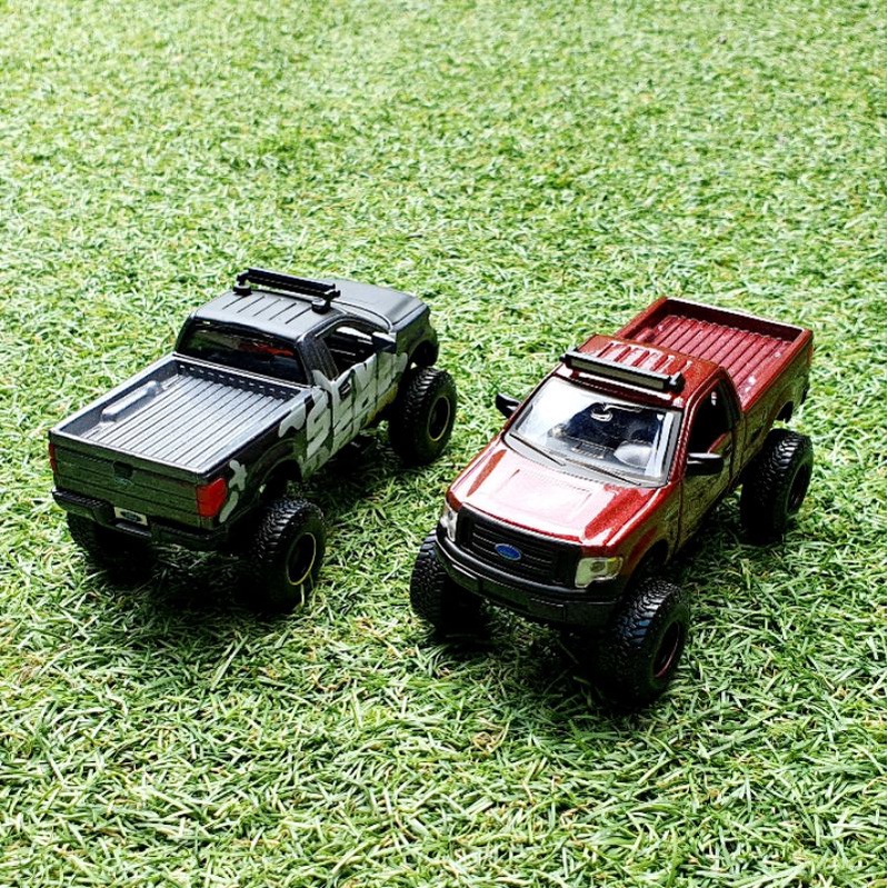 Maisto 4×4 Rebels Diecast Mobil Jeep Wrangler Rubicon Volkswagen Chevrolet  Ford F150 Chevy Silverado Ford F350 Dodge  Miniatur Jeep Offroad Mainan jip Bigfoot Pickup