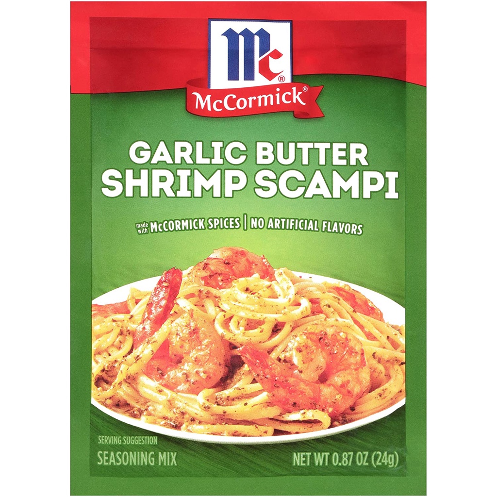 

McCormick Garlic Butter Shrimp Scampi Seasoning Mix Bumbu Pasta Udang