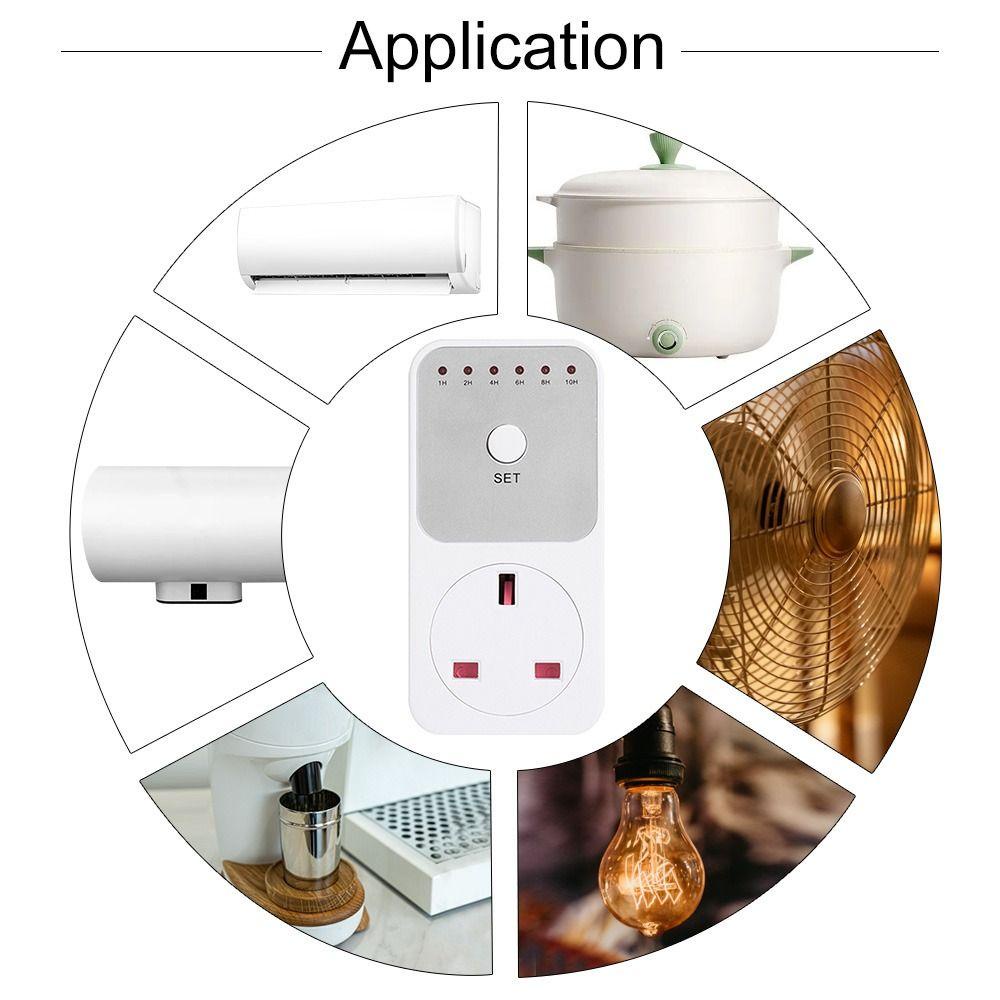 Solighter Countdown Socket Potable Perlengkapan Dapur Elektronik Digital Controller