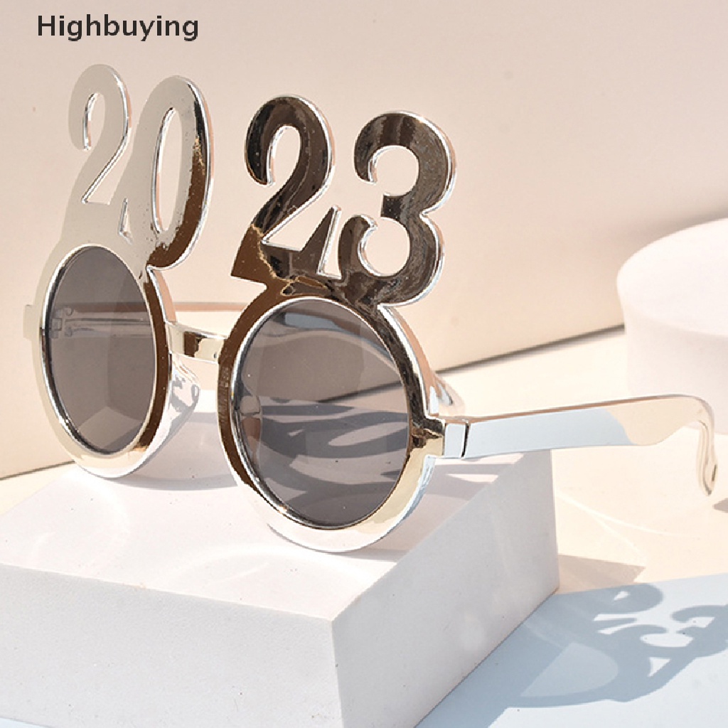 Hbid Kacamata Pesta Tahun 2023tahun Hawa Number Sunglasses Photo Booth Props Aksesoris Untuk Pesta Tahun Baru Hajatan Party Supplies Glory