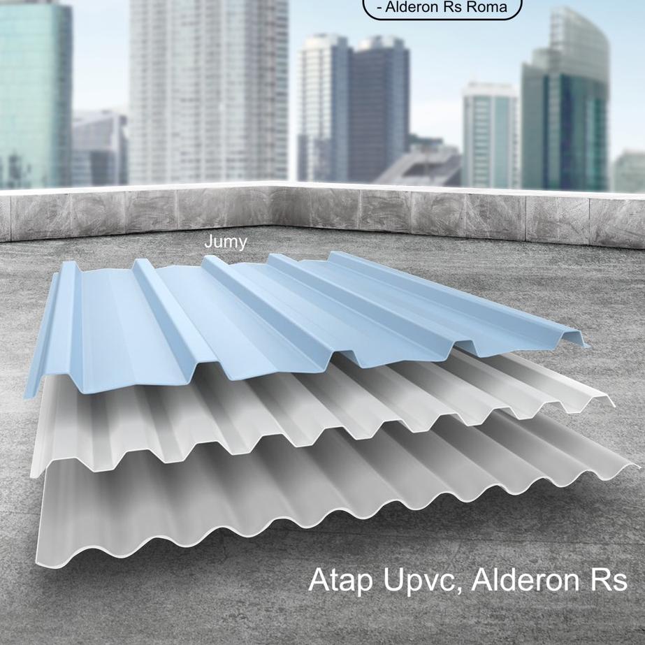 ► Atap Upvc Alderon Rs, Tebal 1.2mm ( Harga Permeter ) ✱