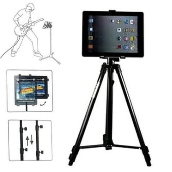 Terlaris Tripod 1 Meter Hitam Plus Holder Hp Dan Tablet 10 Inch