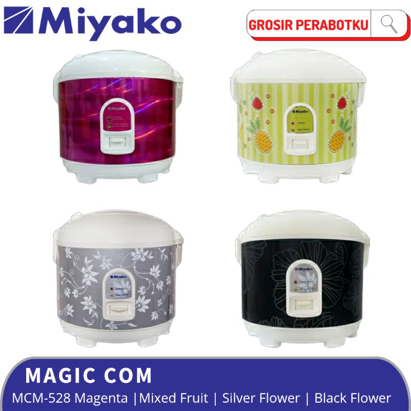 Rice Cooker Magic Com Miyako 1.8 Liter MCM 528 3IN1