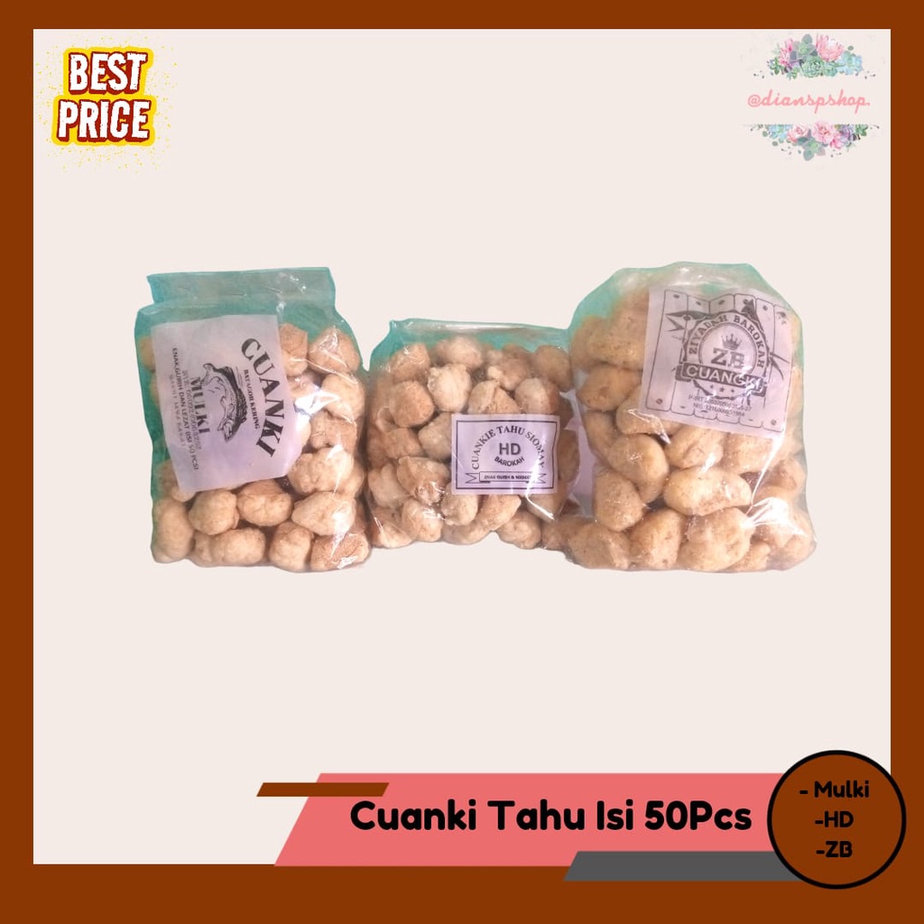 

Cuanki tahu isi 50 pcs merk mulki. Renyah, gurih lezat cuanki tahu isi 50pc.
