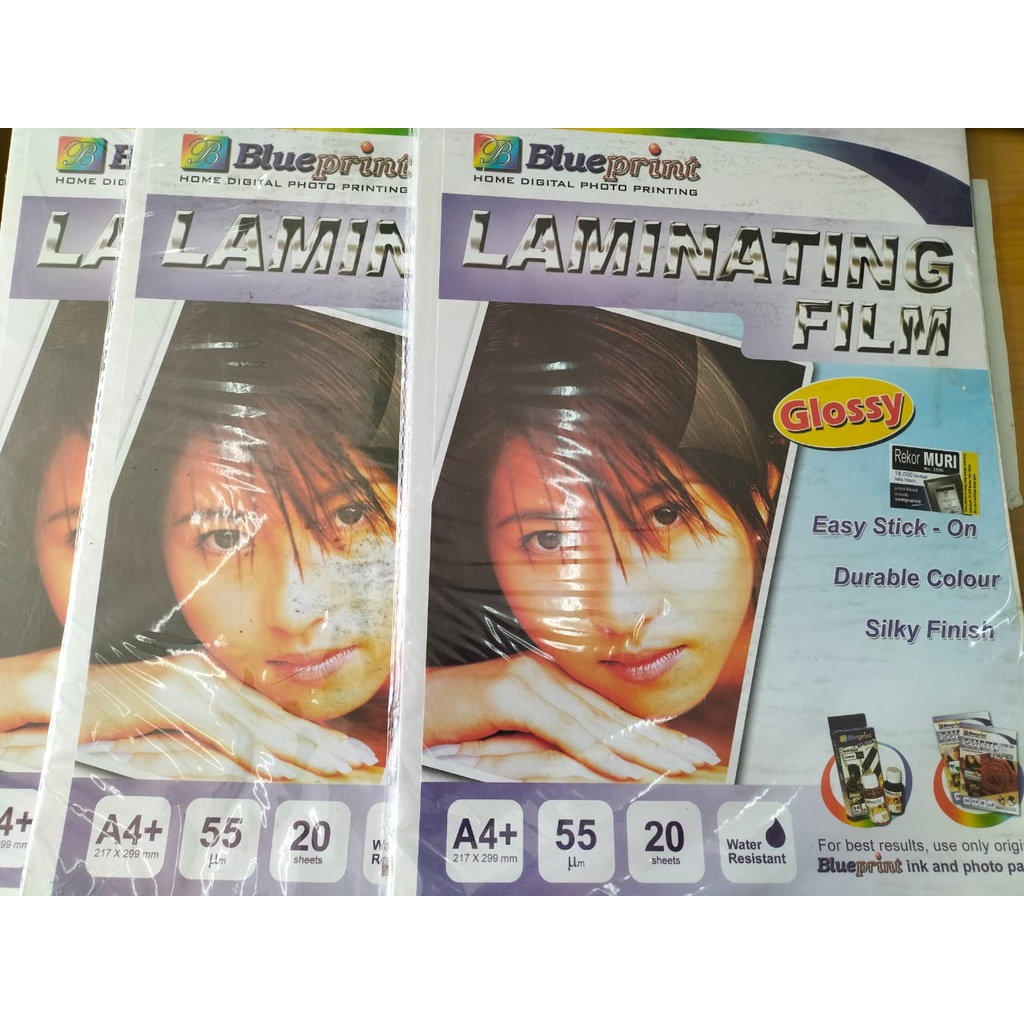 

kertas laminating film glossy A4 blueprint