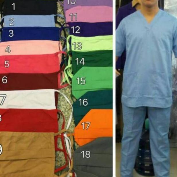 [ART. 959702] BIG SIZE - BAJU JAGA OK OKA DOKTER PERAWAT BIDAN, APD TENAGA MEDIS MERK DUA SAUDARA