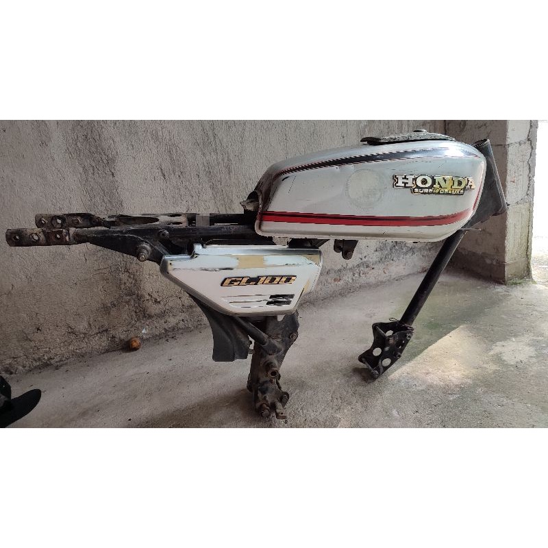 tengki set tepong gl 100 silver original paint