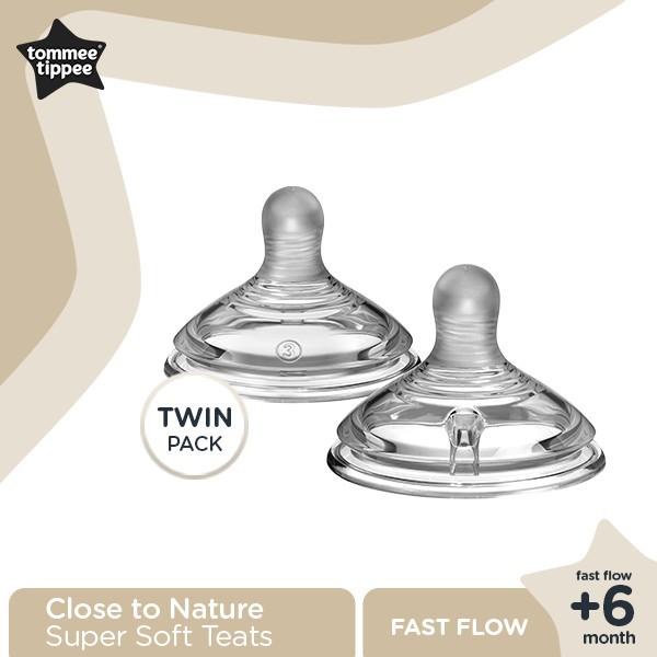 Nipple Tommee Tippee / Dot 6M+ Isi 2Pc