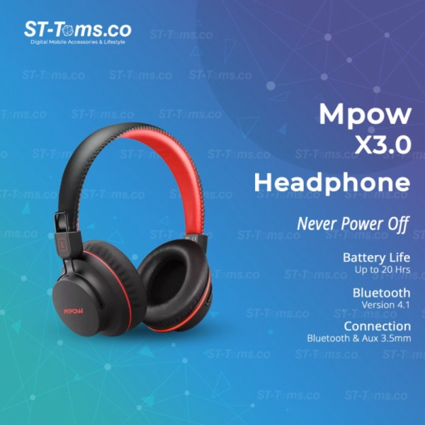 Unik Mpow X3.0 Headphone Bluetooth Wireless Limited